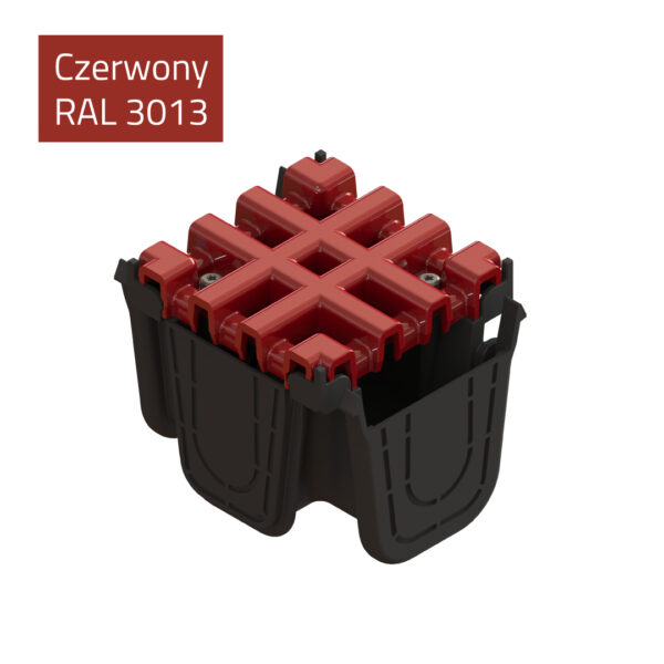 łacznik do systemu odwodnienia liniowego koloru czerwonego